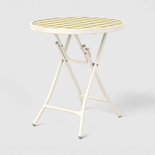 Tempered printed glass round - tempered,